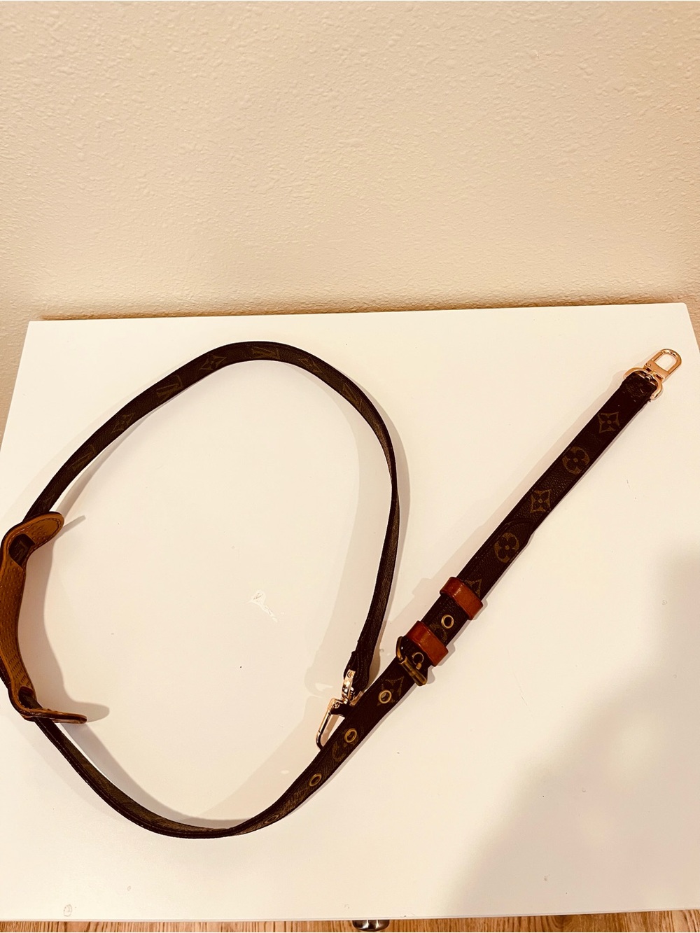 Louis Vuitton Brown Monogram Adjustable Shoulder Strap 47 inch adjustable - Picture 3 of 10
